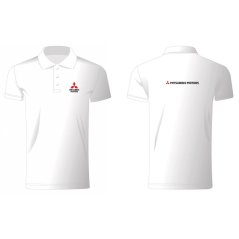 Dámska polokošeľa Mitsubishi – biele